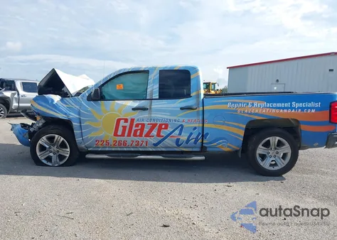 2016 Chevrolet Silverado 1500 Custom из США, поврежденный, VIN 1GCRCPEC7GZ366392